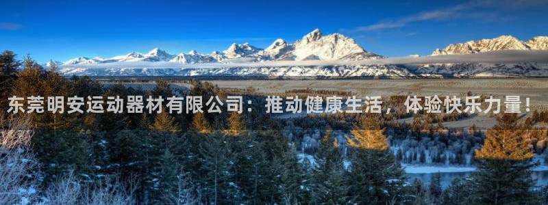凯捷体育娱乐：东莞明安运动器材有限公司：推动健康生活