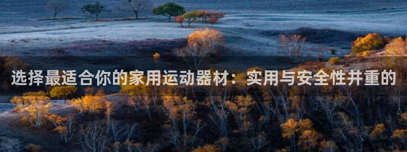 凯捷体育集团官网首页网址：选择最适合你的家用运动器材